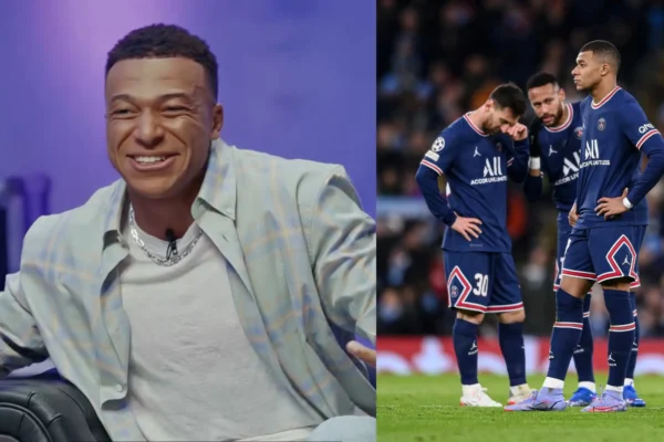 Kylian Mbappé qui raconte une anecdote de Lionel Messi