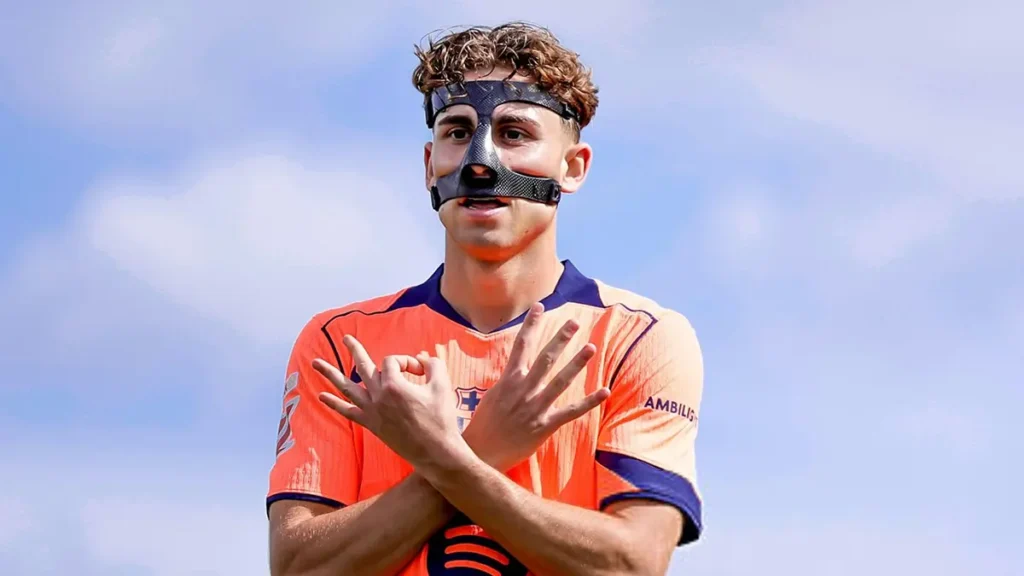 hommage Yamal celebration Fermin Lopez Barcelone