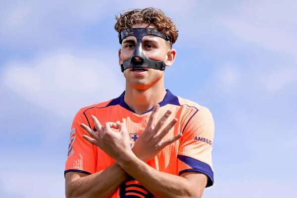 hommage Yamal celebration Fermin Lopez Barcelone