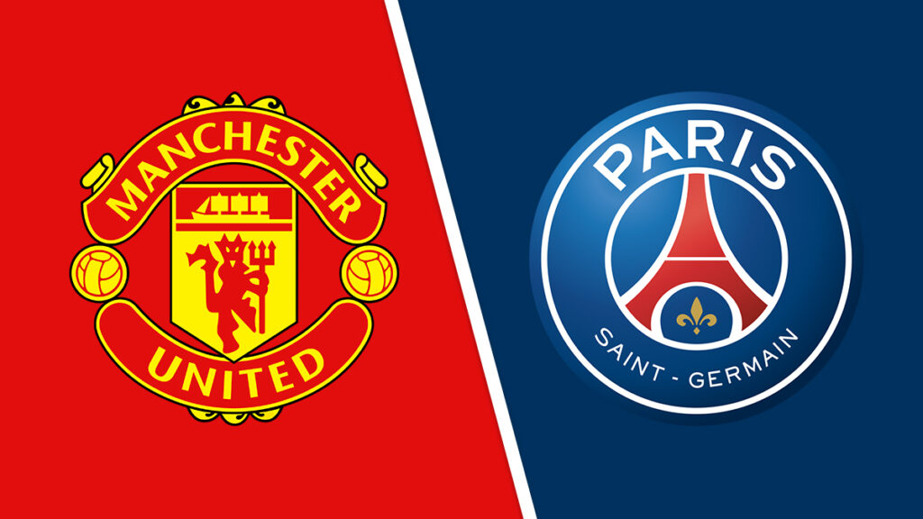 Manchester United et le PSG s'affrontent lors d'un match amical de pré-saison 2026