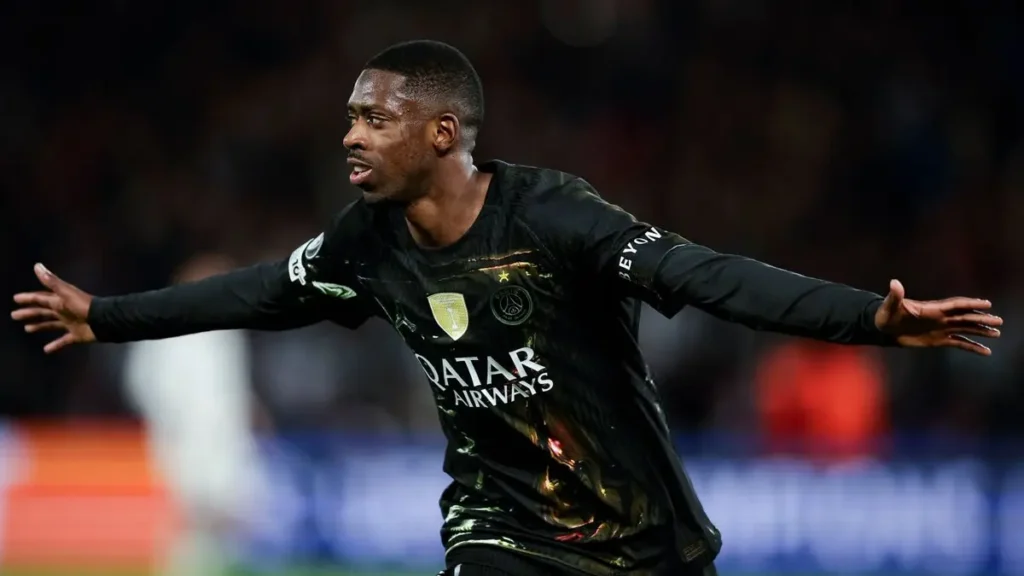 Ousmane Dembélé buteur face à Liverpool en Ligue des Champions