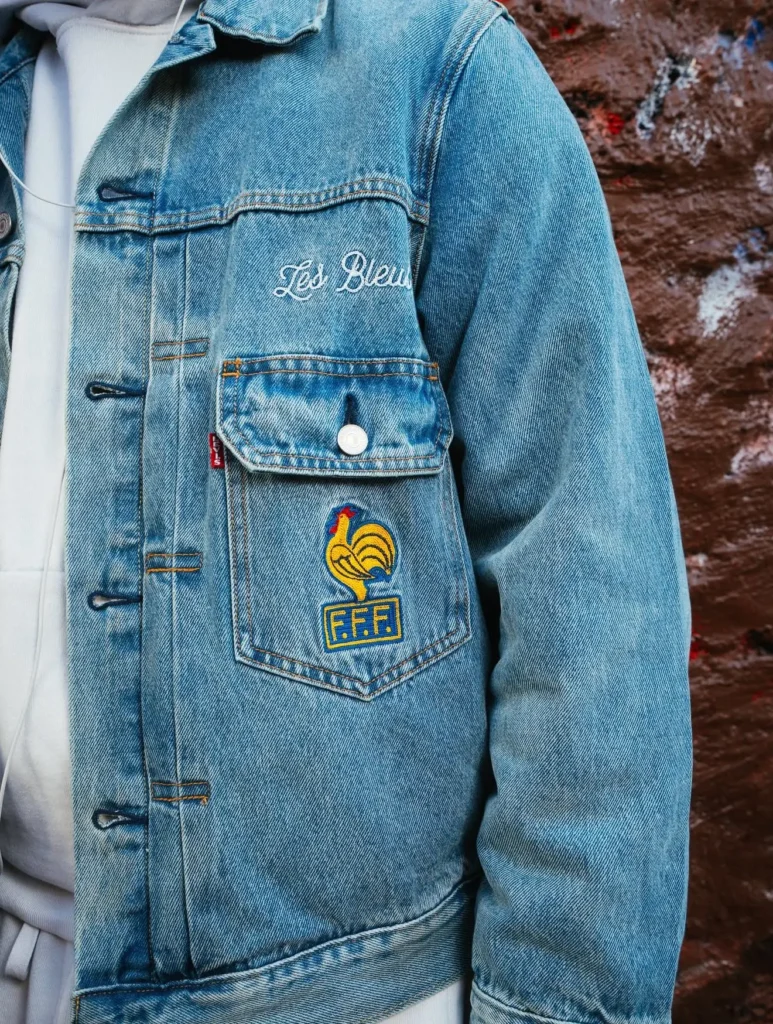 Levis Equipe de France veste en jean FFF