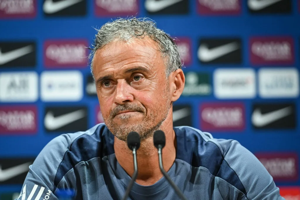 Luis Enrique avant la finale Ligue des champions PSG Arsenal