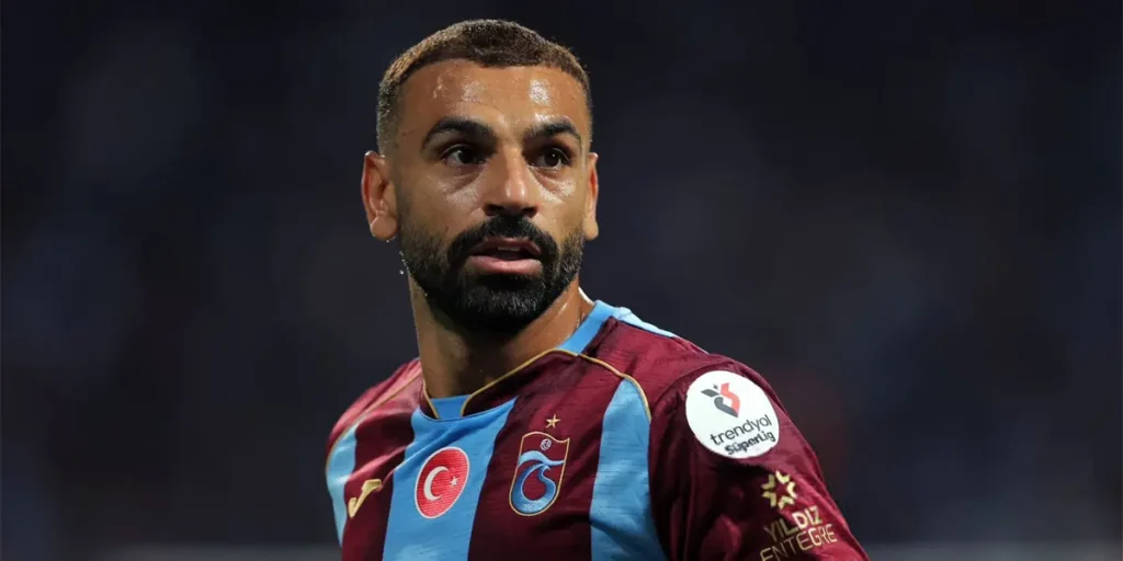 Mohamed Salah célèbre son premier but avec Trabzonspor face à Başakşehir