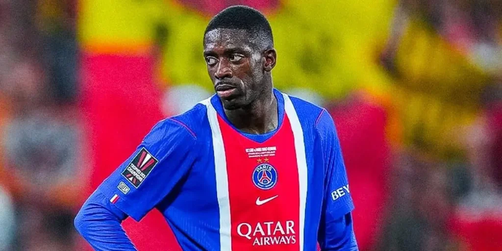 Luis Enrique recadre Ousmane Dembélé au bord du terrain